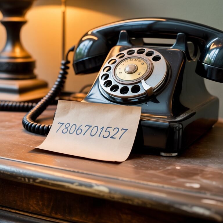 Exploring the Significance of 7806701527 7806701527